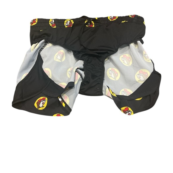 NWT Buc-ee’s Boys Youth Black Logo Active Swim Trunks Shorts Size YXS - Picture 6 of 8